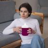 Two Handled 140ml Adult Drinking Cup, Internal Cone, and Spouted Lid. Perfect for A Spill-Proof Sipping Experience Adult Drinking Mug/Drinking Cup/Sippy Cup Get Your Drinking Aid