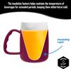 DR. BONE'S THERAPEUTICS ® 2 Lids Green Mug with Internal Cone with Spouted Lid with Small Opening, Drinking aid, Thermo Mug, Feeding Cup 140 ml