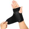 Wolvex® Splint Wrist Support – Ideal for Carpal Tunnel Syndrome, Tendonitis and Arthritis, Breathable Hand and Wrist Straps Provides Wrist Support for Joint Pain (Left)