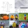 Wolvex Raincoats for Adults, Reusable Waterproof Rain Poncho Emergency Rain Coat with Hood and Sleeves, Lightweight EVA Rainwear, [ Pack of 1] Rain Coats for Men and Women (White)