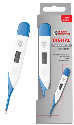 Dr. Bone's Therapeutics ® Digital Thermometer with Fast 30 Second Reading - for Oral, Underarm, Rectal Temperature - for Adults & Kids - Audible Beep - Oral Thermometer Adults Kids Babies