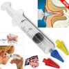 Wolvex Ear Wax Remover Syringe Kit with 3 x Soft Quad-Stream Ear Wax Removal Tips - Reusable Ear Wax Remover - Improves Hearing and Ear Health Naturally - Professional Ear Wax Remover